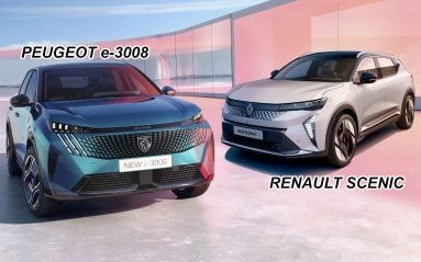 Le Peugeot e-3008, la version 100% électrique du 3008 de troisième génération sera la cible du Renault Scénic. 